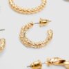 Set van 6 paar oorbellen uit de Basics