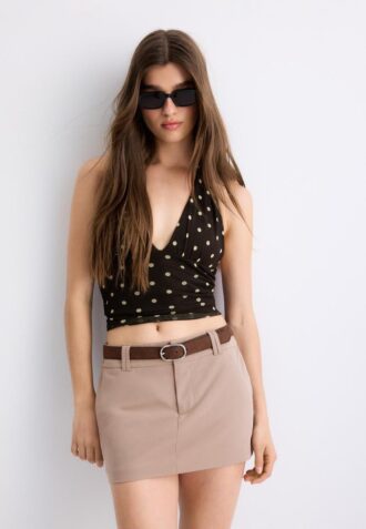 Skort met riem Skort met riem