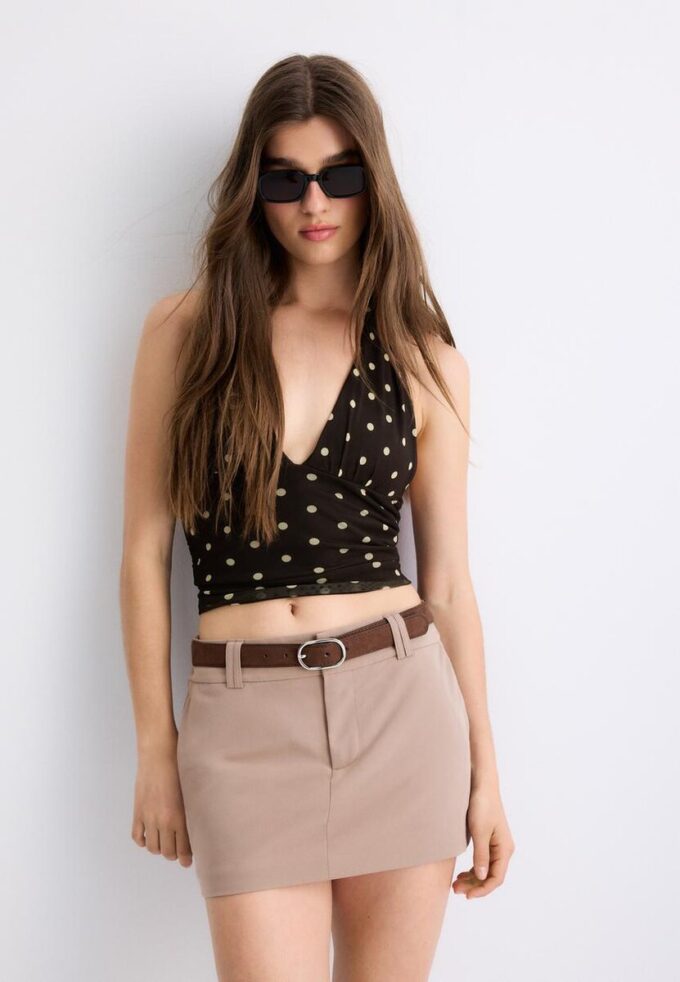 Skort met riem