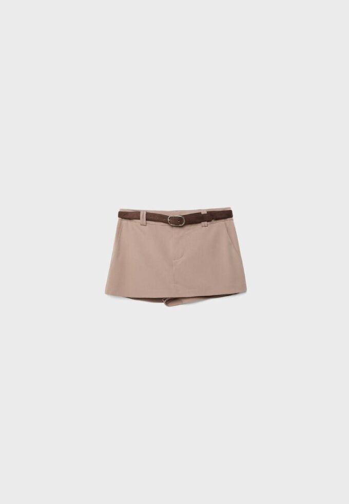 Skort met riem