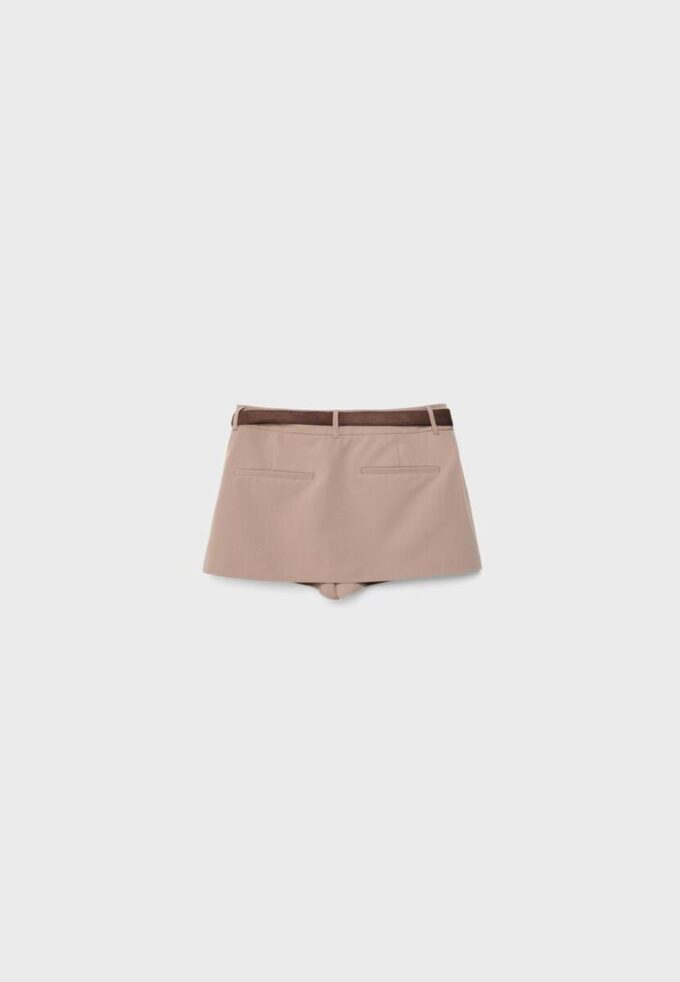 Skort met riem