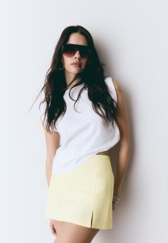Skort met split aan de zijkant