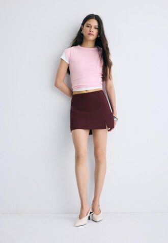 Skort met split aan de zijkant