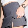 Skort met split aan de zijkant Skort met split aan de zijkant