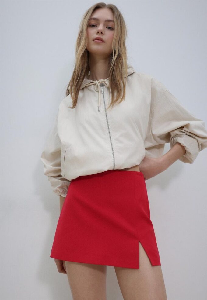 Skort met split aan de zijkant