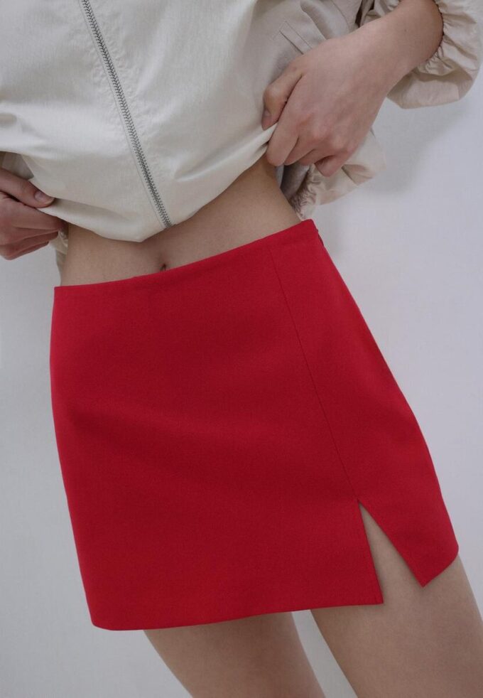 Skort met split aan de zijkant