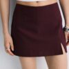 Skort met split aan de zijkant