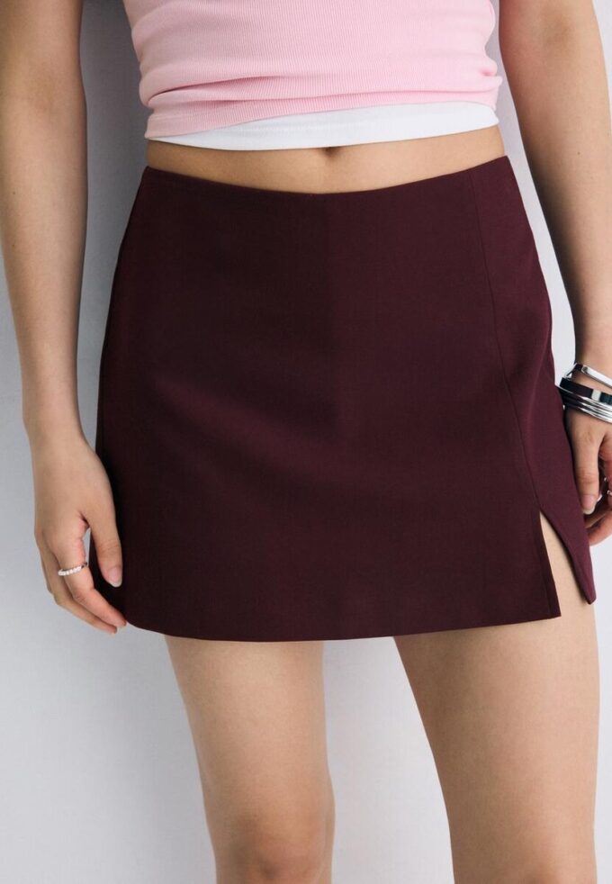 Skort met split aan de zijkant