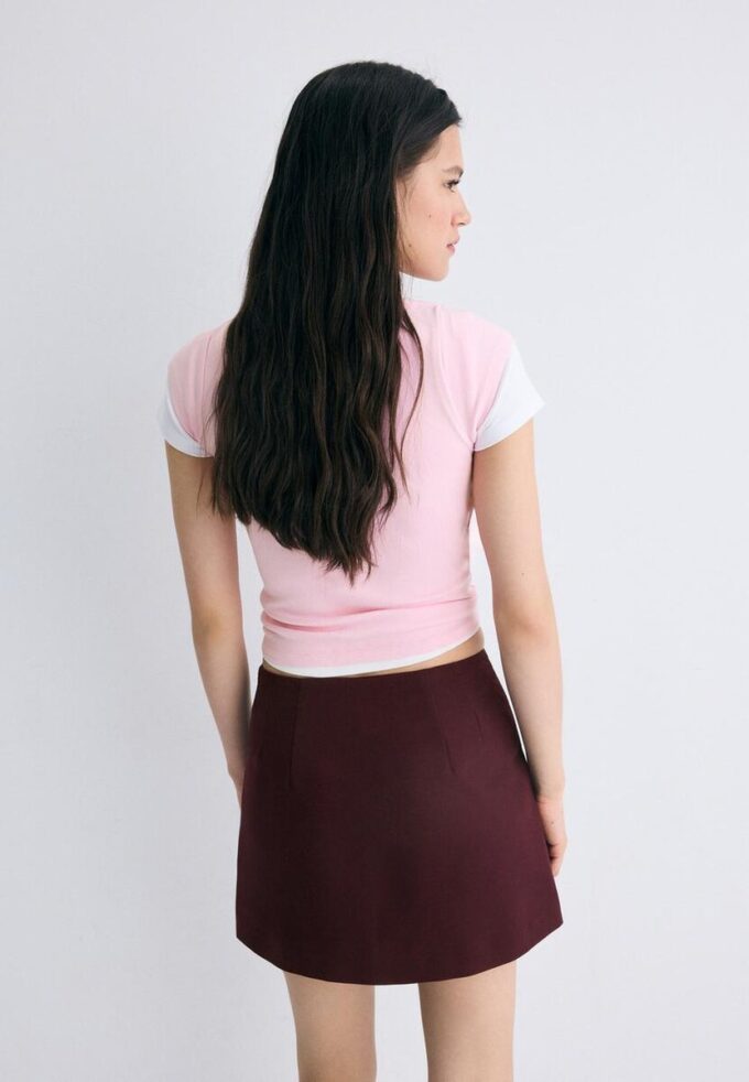 Skort met split aan de zijkant