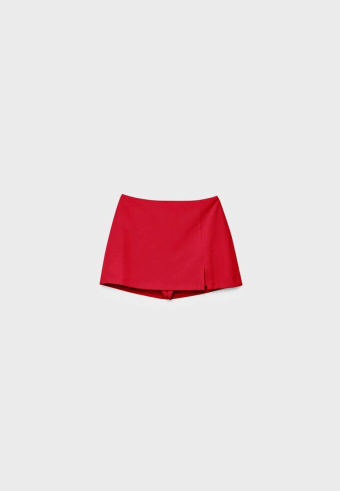 Skort met split aan de zijkant