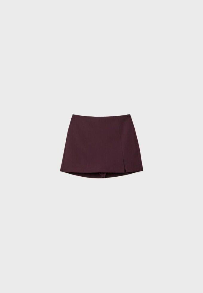 Skort met split aan de zijkant