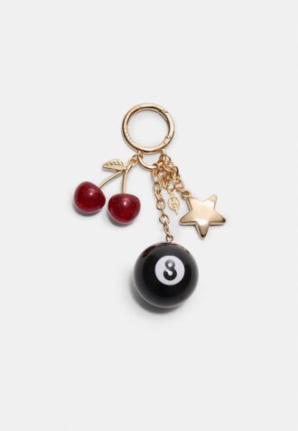 Sleutelhanger met bedeltje nummer 8