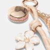 Sleutelhanger met Eiffeltoren en macarons