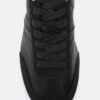 Sneakers met satijnglans en dunne zool