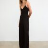 Soepelvallende jumpsuit met bandjes