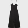 Soepelvallende jumpsuit met bandjes
