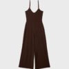 Soepelvallende jumpsuit met bandjes Soepelvallende jumpsuit met bandjes