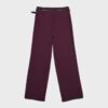 Soepelvallende, rechte broek met riem Soepelvallende, rechte broek met riem