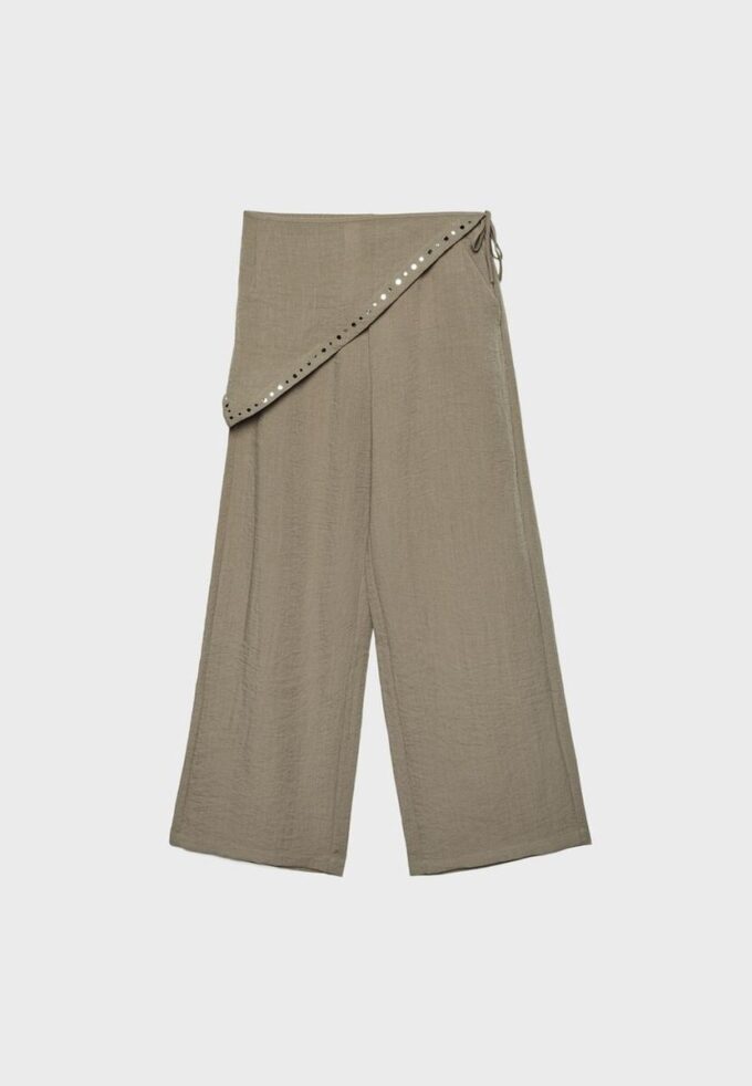 Soepelvallende sjaalbroek Soepelvallende sjaalbroek