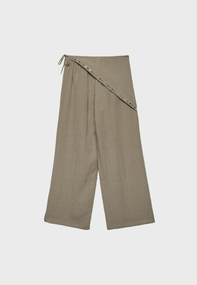 Soepelvallende sjaalbroek Soepelvallende sjaalbroek