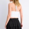 Soepelvallende Skort met ruches