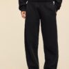 Soft-Touch acid wash fleece joggingbroek