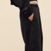 Soft-Touch acid wash fleece joggingbroek