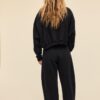 Soft-Touch acid wash fleece joggingbroek