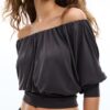 Soft-Touch asymmetrisch T-shirt