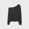 Soft-Touch asymmetrisch T-shirt
