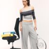 Soft-Touch Balloon-joggingbroek met omgeslagen tailleband Soft-Touch Balloon-joggingbroek met omgeslagen tailleband