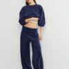 Soft-Touch Balloon-joggingbroek met omgeslagen tailleband Soft-Touch Balloon-joggingbroek met omgeslagen tailleband