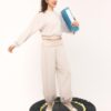 Soft-Touch Balloon-joggingbroek met omgeslagen tailleband Soft-Touch Balloon-joggingbroek met omgeslagen tailleband