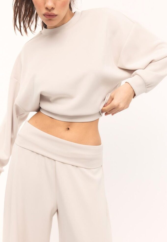 Soft-Touch Balloon-joggingbroek met omgeslagen tailleband Soft-Touch Balloon-joggingbroek met omgeslagen tailleband