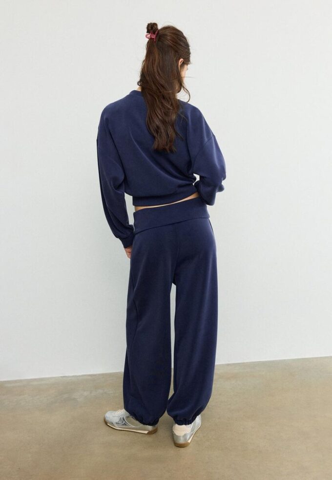 Soft-Touch Balloon-joggingbroek met omgeslagen tailleband Soft-Touch Balloon-joggingbroek met omgeslagen tailleband
