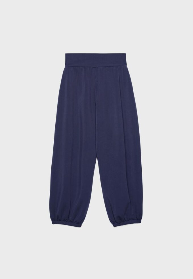 Soft-Touch Balloon-joggingbroek met omgeslagen tailleband Soft-Touch Balloon-joggingbroek met omgeslagen tailleband