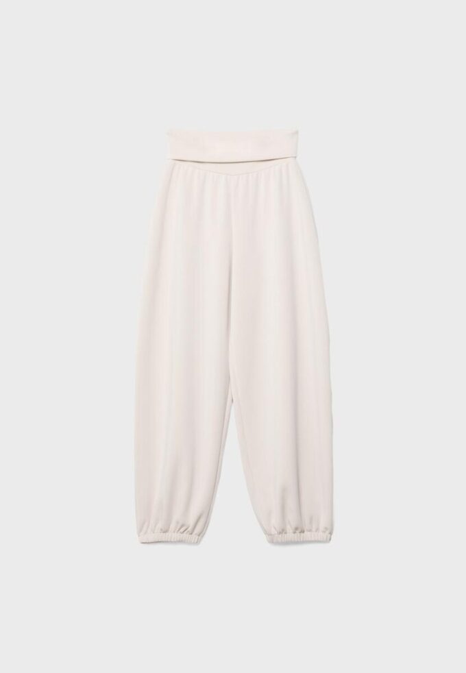 Soft-Touch Balloon-joggingbroek met omgeslagen tailleband Soft-Touch Balloon-joggingbroek met omgeslagen tailleband