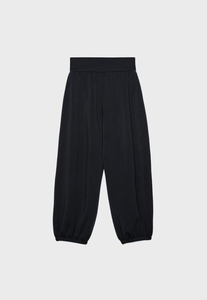 Soft-Touch Balloon-joggingbroek met omgeslagen tailleband Soft-Touch Balloon-joggingbroek met omgeslagen tailleband
