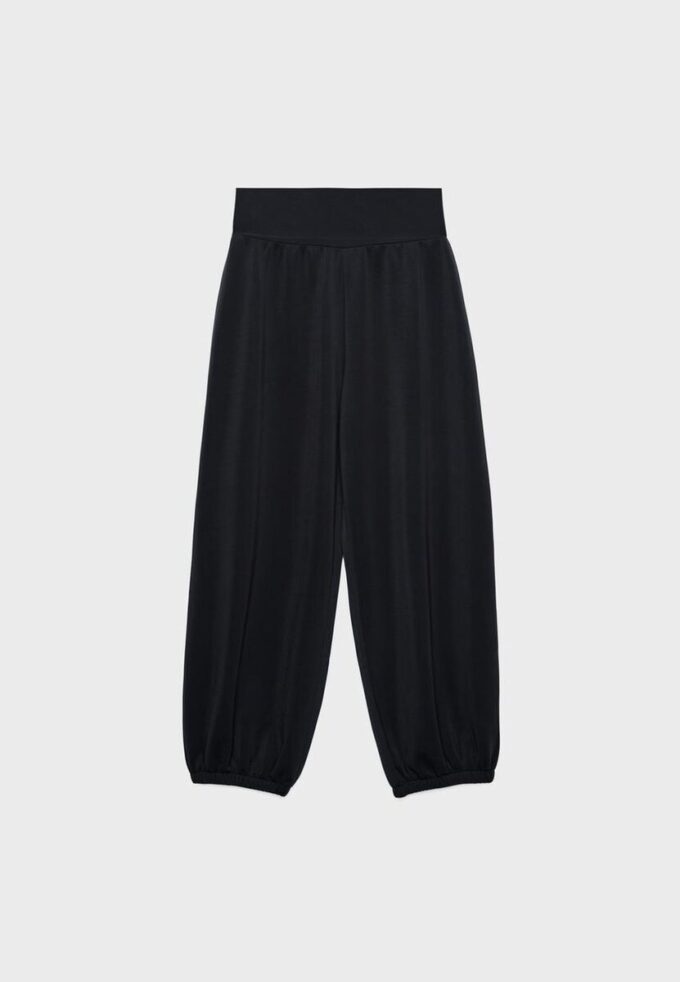 Soft-Touch Balloon-joggingbroek met omgeslagen tailleband Soft-Touch Balloon-joggingbroek met omgeslagen tailleband