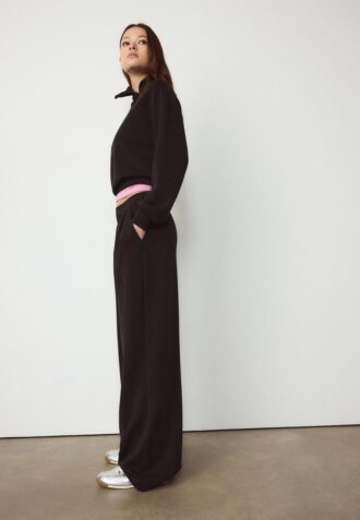 Soft-Touch broek met coupenaden