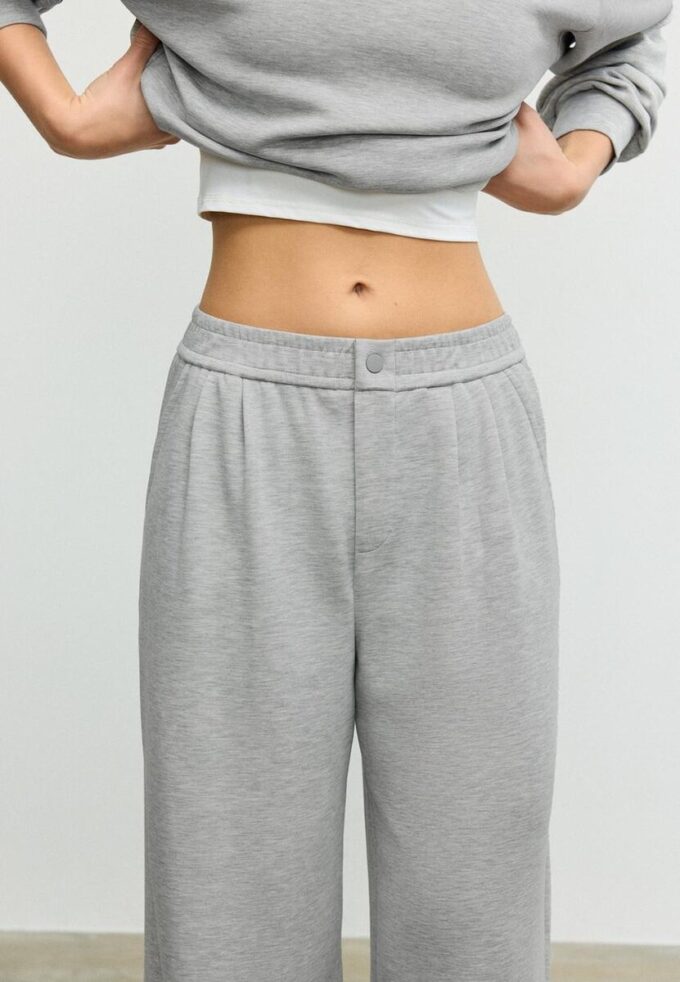 Soft-Touch broek met coupenaden Soft-Touch broek met coupenaden