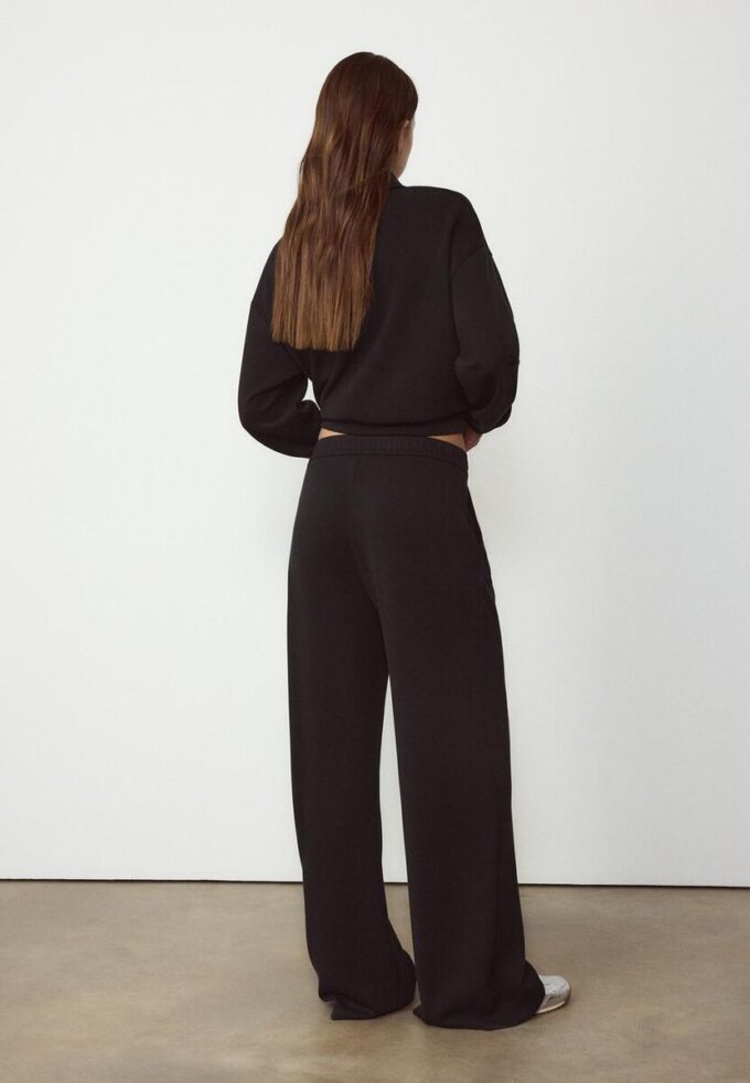 Soft-Touch broek met coupenaden Soft-Touch broek met coupenaden