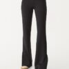Soft-Touch broek met uitlopende pijpen
