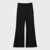 Soft-Touch broek met uitlopende pijpen en naaddetail aan de voorkant Soft-Touch broek met uitlopende pijpen en naaddetail aan de voorkant