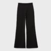 Soft-Touch broek met uitlopende pijpen en naaddetail aan de voorkant Soft-Touch broek met uitlopende pijpen en naaddetail aan de voorkant