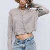Soft-Touch gebreid vest met knopen Soft-Touch gebreid vest met knopen