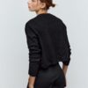 Soft-Touch gebreid vest met knopen