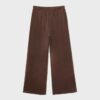 Soft-Touch joggingbroek met Wide Leg pijpen en naaddetail aan de voorkant Soft-Touch joggingbroek met Wide Leg pijpen en naaddetail aan de voorkant