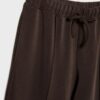 Soft-Touch joggingbroek met Wide Leg pijpen en naaddetail aan de voorkant Soft-Touch joggingbroek met Wide Leg pijpen en naaddetail aan de voorkant