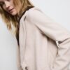 Soft-Touch midi-mantel met knopen